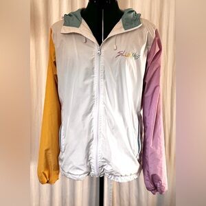 Slunks RARE Windbreaker Block Colors Limited Release Men’s Size M